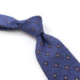 【Seaward & Stearn】ブロック小紋ネクタイ【Made in GBR】