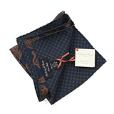 【Holliday&Brown】ペイズリーチーフ【Made in Italy】