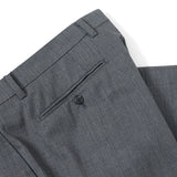 ツイル無地SUPER100’sパンツ（ノータック）【Made in Japan】