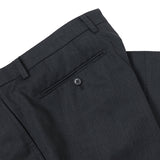 ツイル無地SUPER100’sパンツ（ノータック）【Made in Japan】