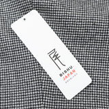 【尾州】ウールストレッチ千鳥パンツ（ノータック）【Made in Japan】