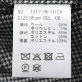 【尾州】ウールストレッチ千鳥パンツ（ノータック）【Made in Japan】