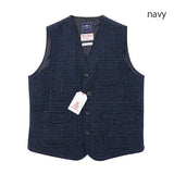 ハリスチェックベスト【Made in Japan】