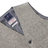 ハリス太巾ヘリンボーンベスト【Made in Japan】