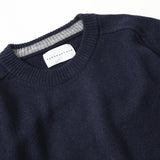 7G天竺サドルショルダークルーニット