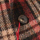【Fly Jacket】ハリスツィードカラーチェックジャケット【Made in Japan】