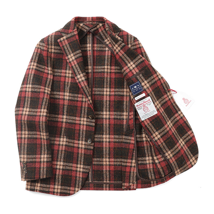 Fly Jacket】ハリスツィードカラーチェックジャケット【Made in Japan