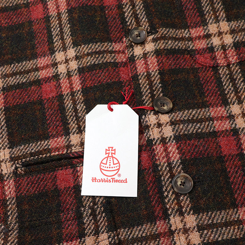 ハリスカラーチェックベスト【Made in Japan】 – Mitsumine Online Shop