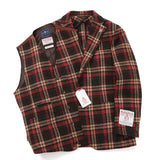 ハリスカラーチェックベスト【Made in Japan】