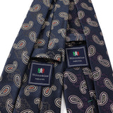 ペイズリー小紋ネクタイ【Made in Italy】