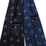 ダブルダイヤ小紋ネクタイ【Made in Italy】