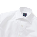ブロード無地セミワイドシャツ【Made in Japan】
