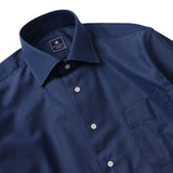 GIZAコットン形態安定セミワイドシャツ【Made in Japan】