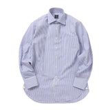 ロンドンストライプセミワイドシャツ【Made in Japan】