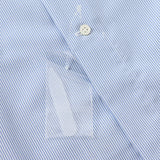 形態安定ストライプセミワイドシャツ【Made in Japan】