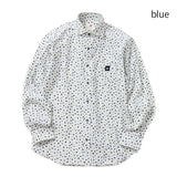 コーデュロイ総柄プリントシャツ【Made in Japan】