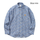 コーデュロイ総柄プリントシャツ【Made in Japan】