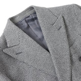ゼニアヘリンボーンダブルチェスターコート【Made in Japan】