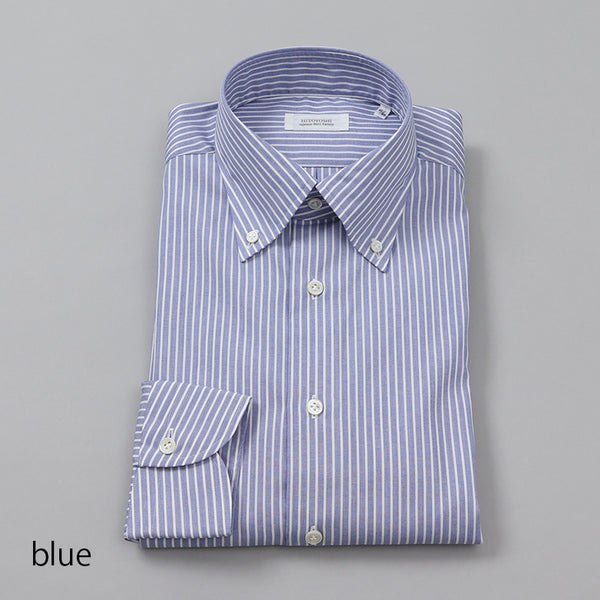 HITOYOSHI ストライプボタンダウン【Made in Japan】