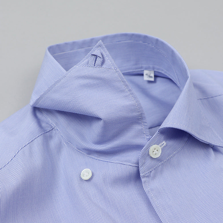 HITOYOSHI ストライプループボタンダウン【Made in Japan】