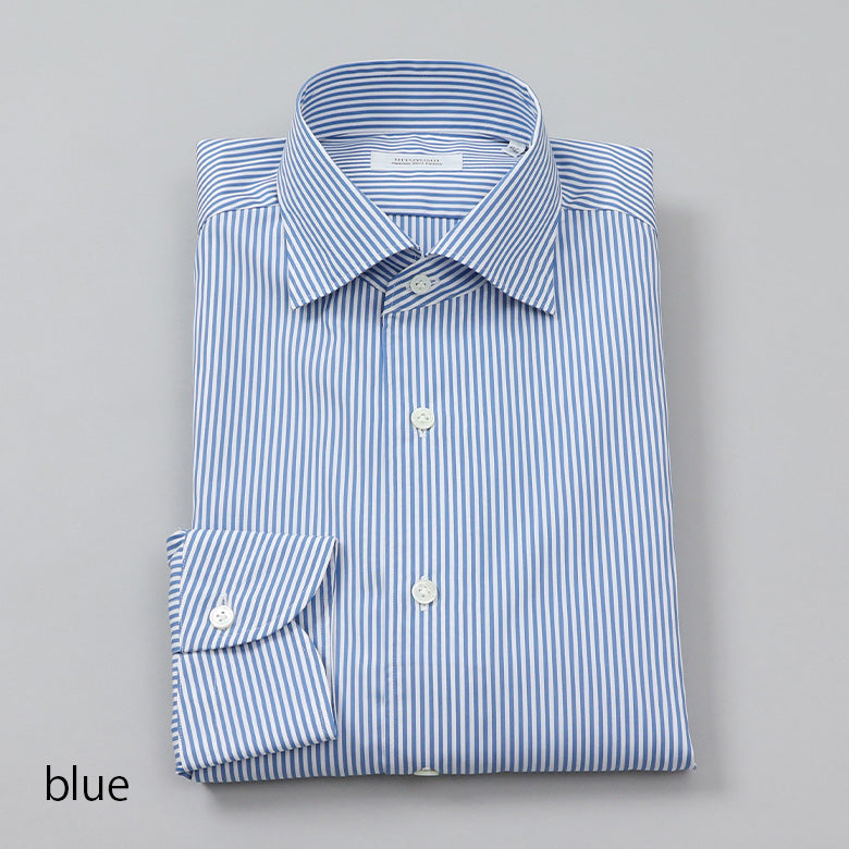 HITOYOSHI ストライプループボタンダウン【Made in Japan】