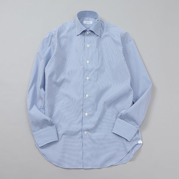 HITOYOSHI ストライプループボタンダウン【Made in Japan】