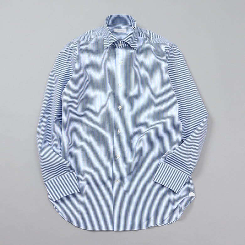 HITOYOSHI ストライプループボタンダウン【Made in Japan】