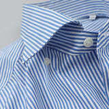 HITOYOSHI ストライプループボタンダウン【Made in Japan】