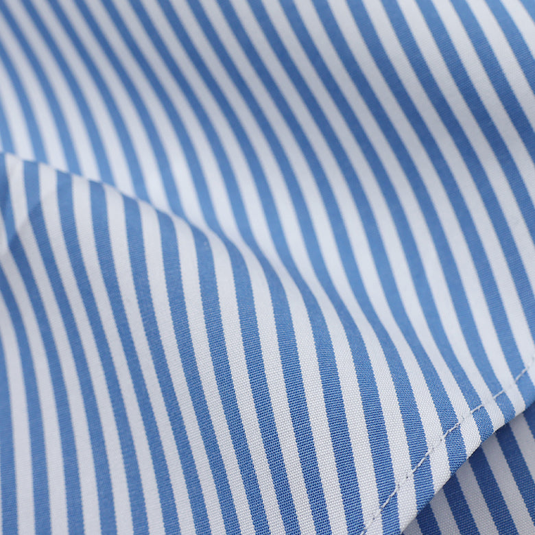 HITOYOSHI ストライプループボタンダウン【Made in Japan】