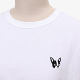 フレンチブルドッグワッペン風Tシャツ