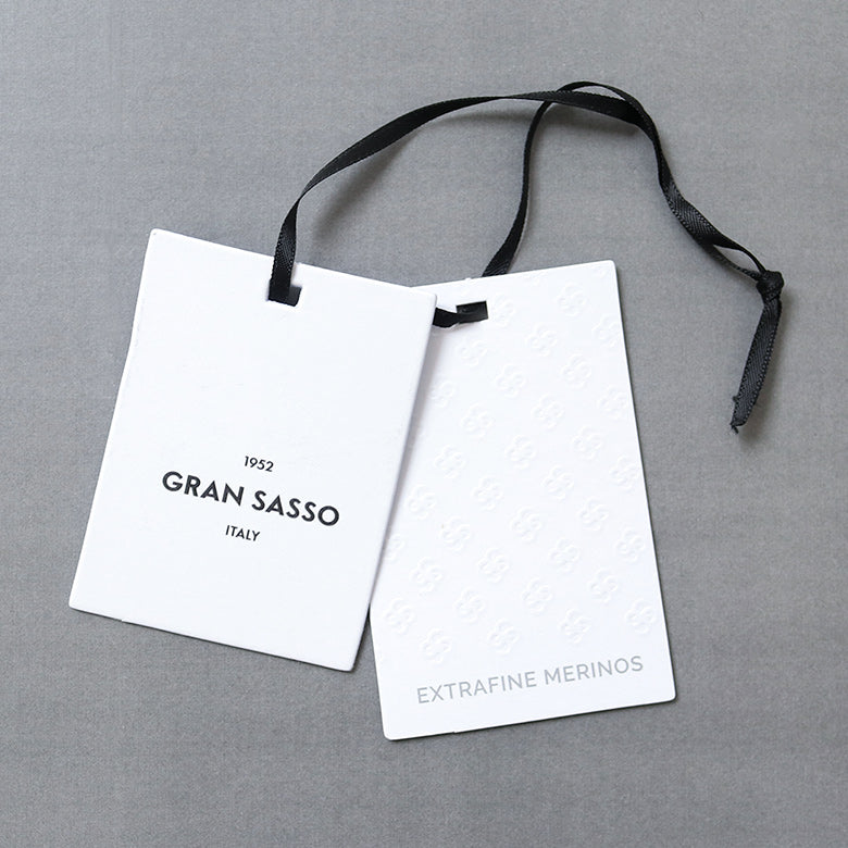 GRAN SASSO メリノ12G クルーネック【Made in Italy】