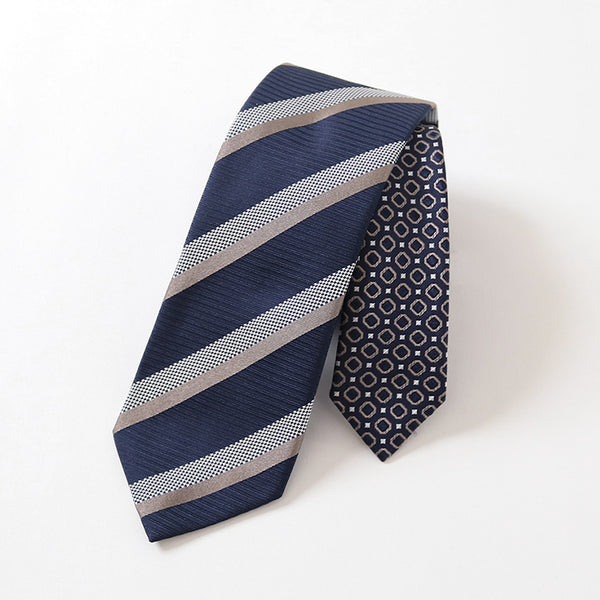 FRANCO BASSI】ジャガードストライプツインネクタイ【Made in Italy】 – Mitsumine Online Shop