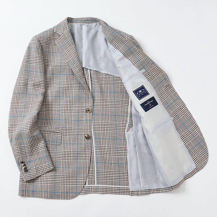ゼニア”CROSS-PLY”グレンチェックカラーペンジャケット【Made in Japan】 – Mitsumine Online Shop